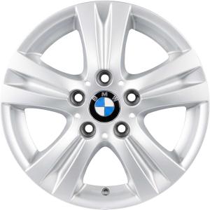 BMW 222 Silver Alloy Wheel for BMW 1 Series E82 - Sizes 16in