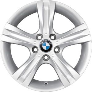 BMW 262 Silver Alloy Wheel for BMW 1 Series E82 - Sizes 17in