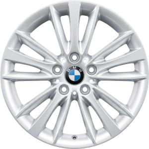 BMW 263 Silver Alloy Wheel for BMW 1 Series E82 - Sizes 18in