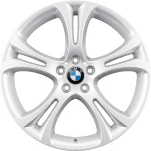 21" BMW 275 Silver alloy wheel