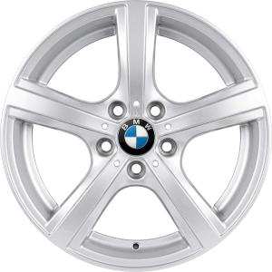 17" BMW 290 Silver alloy wheel