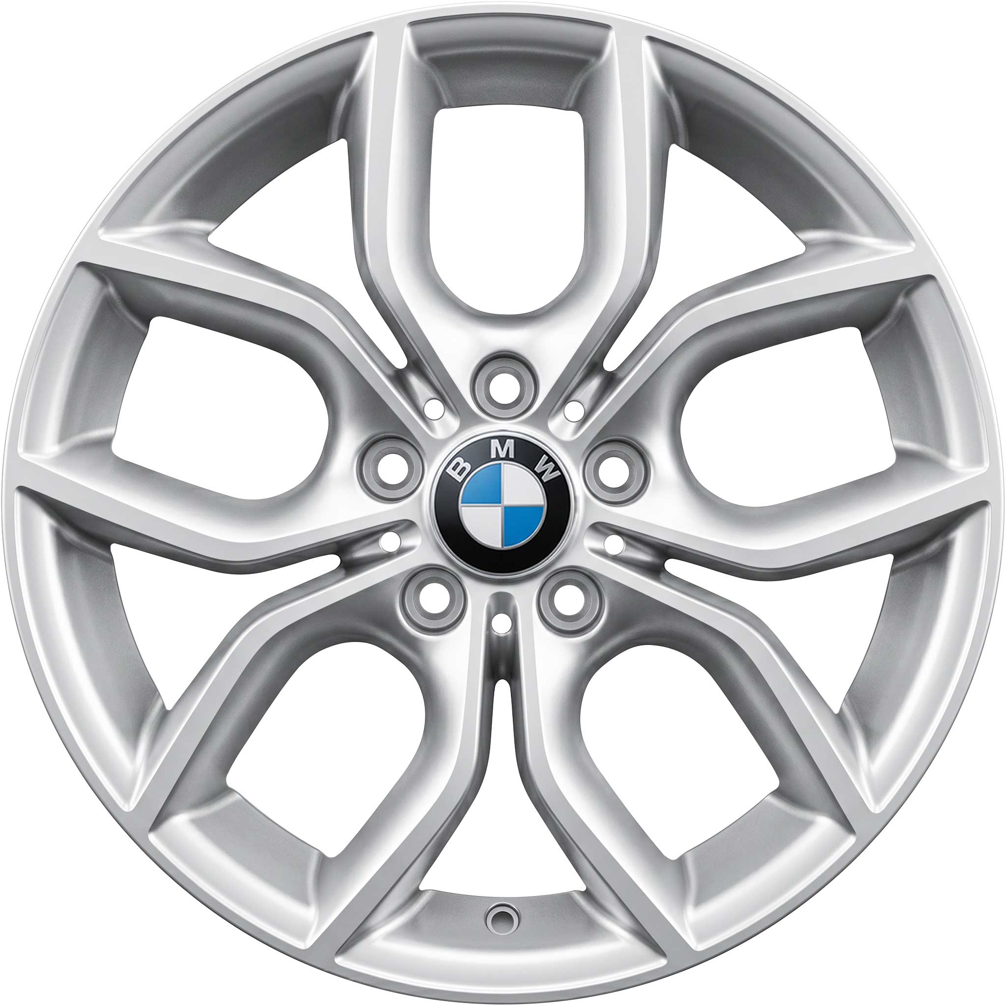 BMW 308 Reflex Silver Alloy Wheel Product Image #1