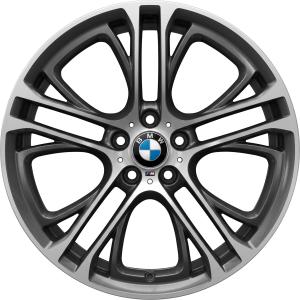 BMW 310M Orbit Grey with Bright Turned Alloy Wheel for BMW X3 F25 - Sizes 20in