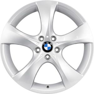 21" BMW 311 Silver alloy wheel