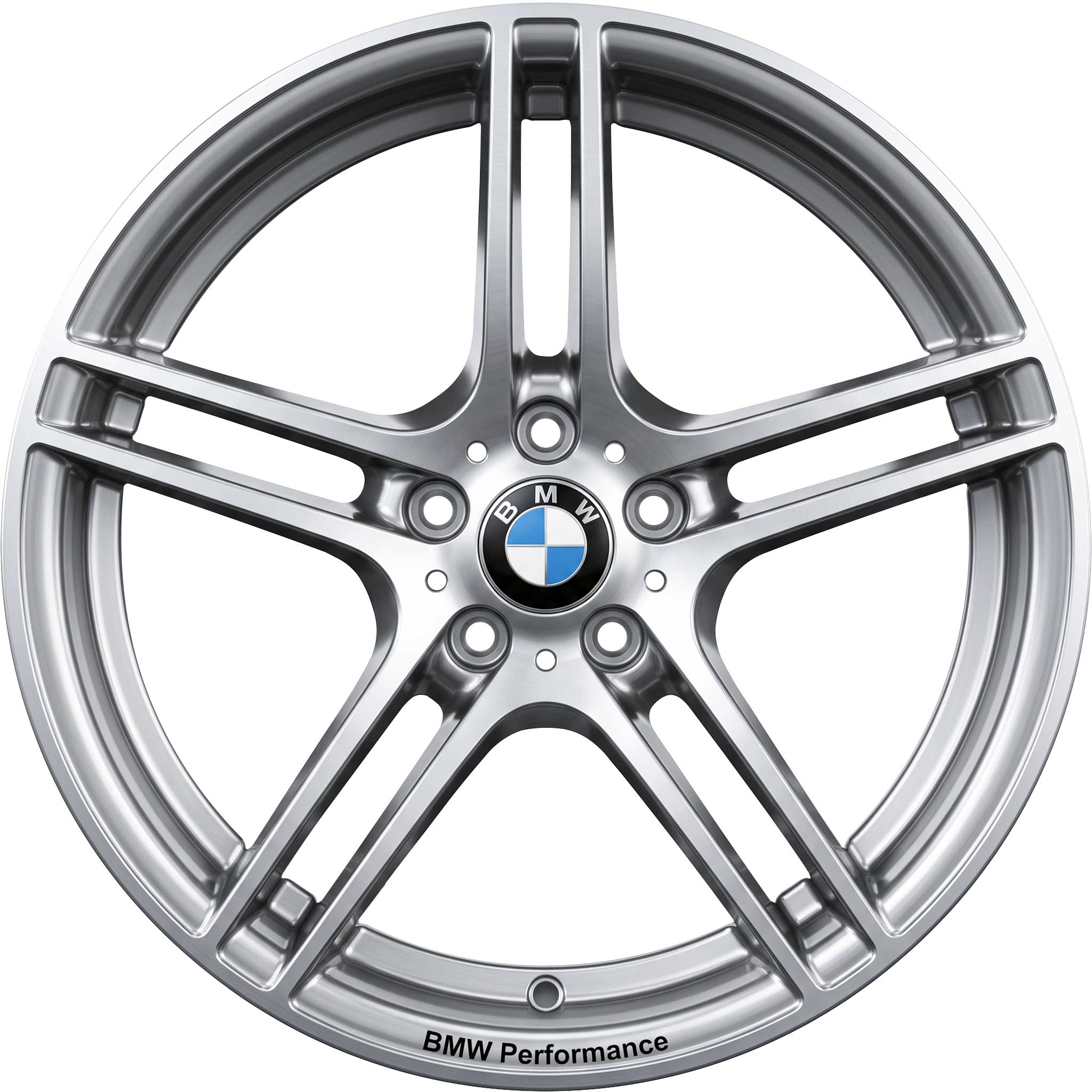BMW 313 Performance Silver with Bright Turned Alloy Wheel Product Image #1