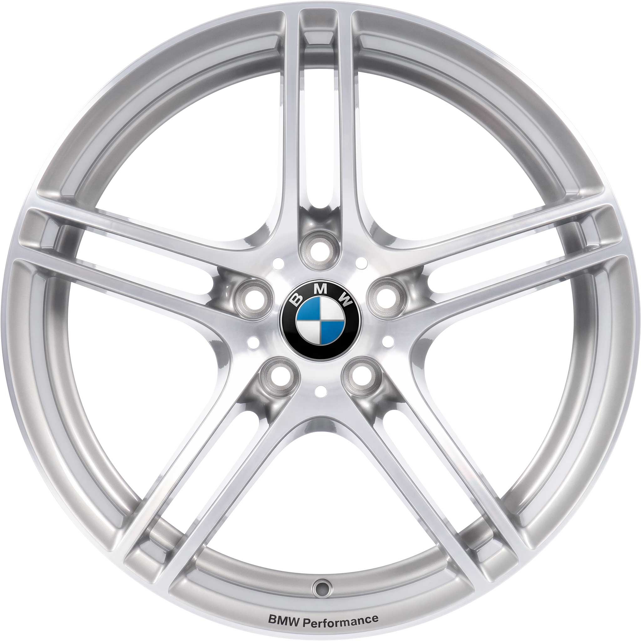 BMW 313 Performance Silver with Bright Turned Alloy Wheel Product Image #1