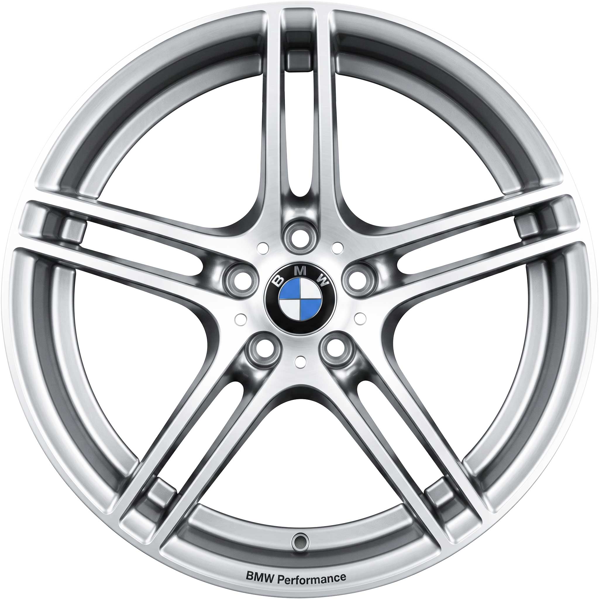 BMW 313 Performance Silver with Bright Turned Alloy Wheel Product Image #1