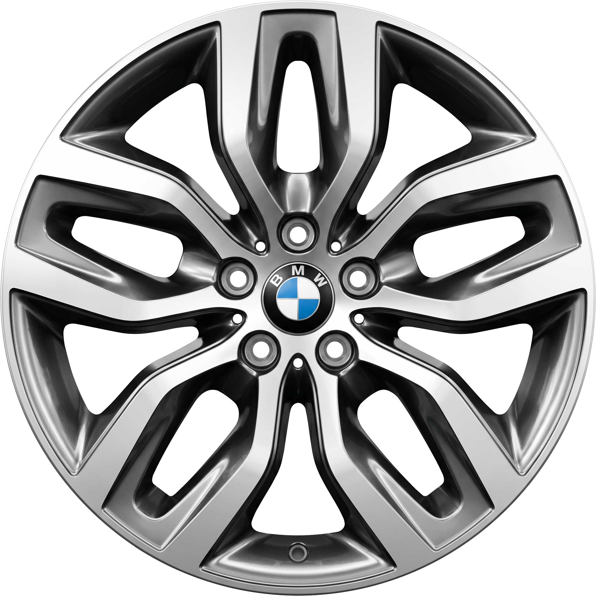 BMW 337 Ferric Grey with Bright Turned Alloy Wheel Product Image #1