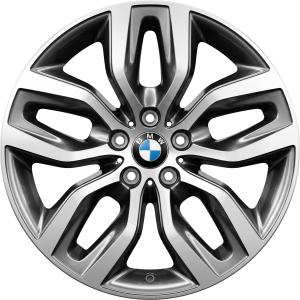 BMW 337 Silver Alloy Wheel for BMW X6 E71 - Sizes 20in