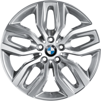 BMW 337 Silver Alloy Wheel Product Image #1