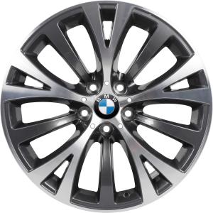 BMW 315 Ferric Grey with Bright Turned Alloy Wheel for BMW 5 Series F07 - Sizes 19in