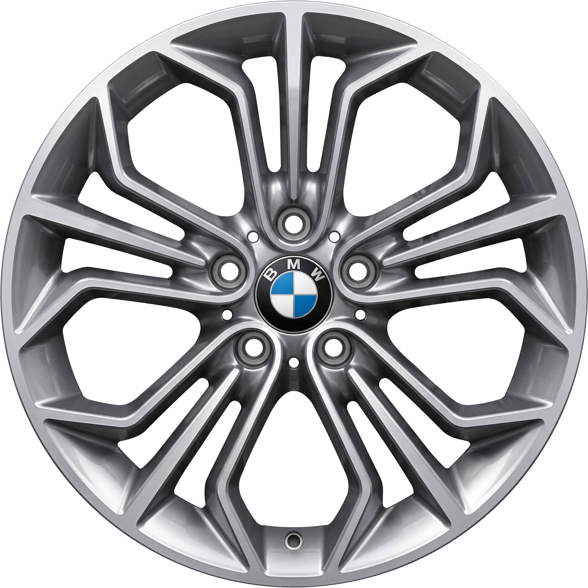BMW 323 Ferric Grey with Bright Turned Alloy Wheel Product Image #1