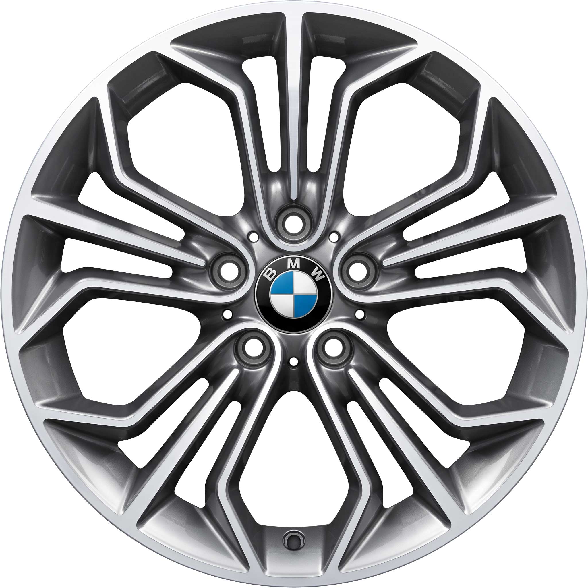 BMW 323 Ferric Grey with Bright Turned Alloy Wheel Product Image #1
