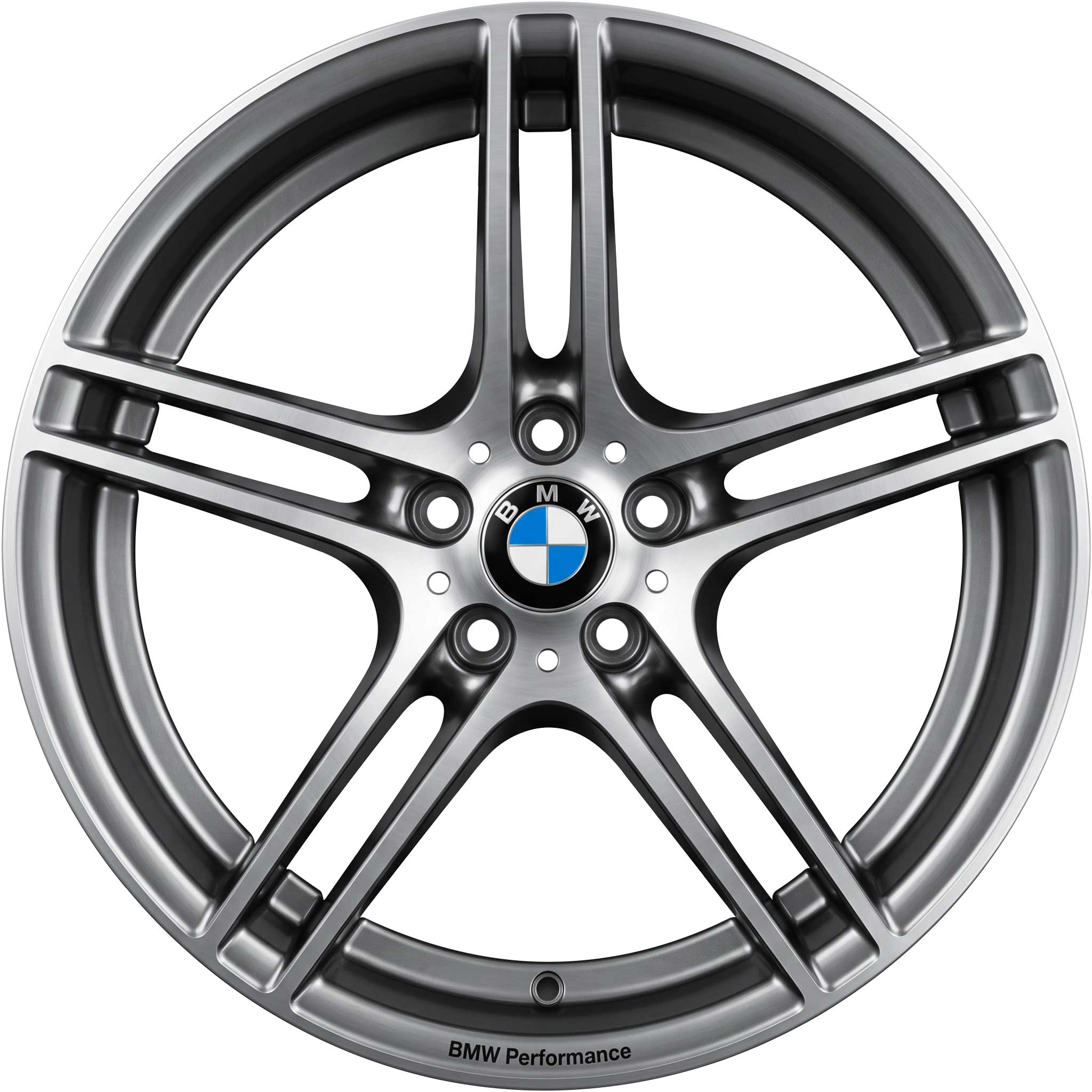 BMW 313 Performance Ferric Grey with Bright Turned Alloy Wheel Product Image #1