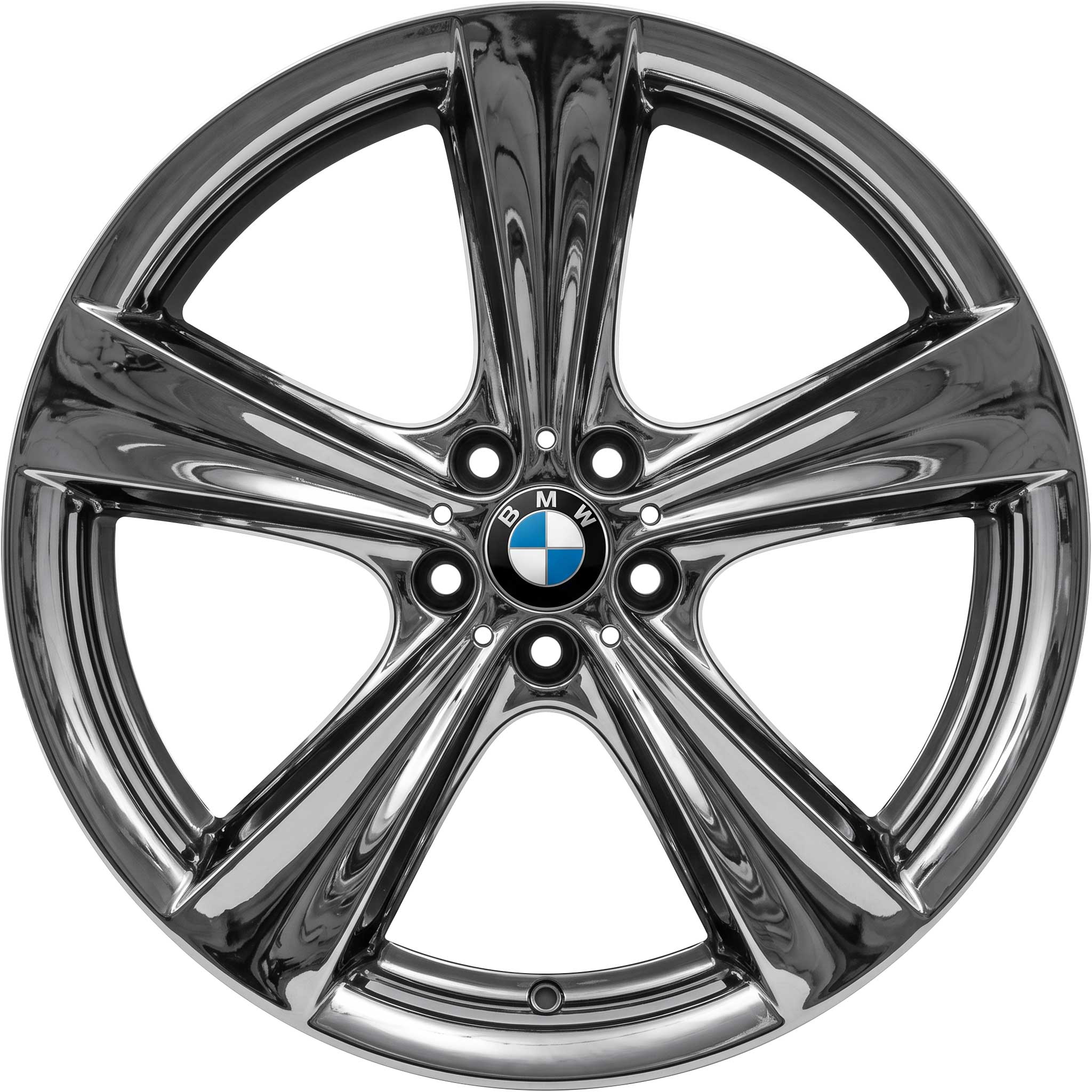 BMW 128 Midnight Chrome Alloy Wheel Product Image #1