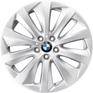 BMW 357 Silver Alloy Wheel for BMW 7 Series F02 - Sizes 19in