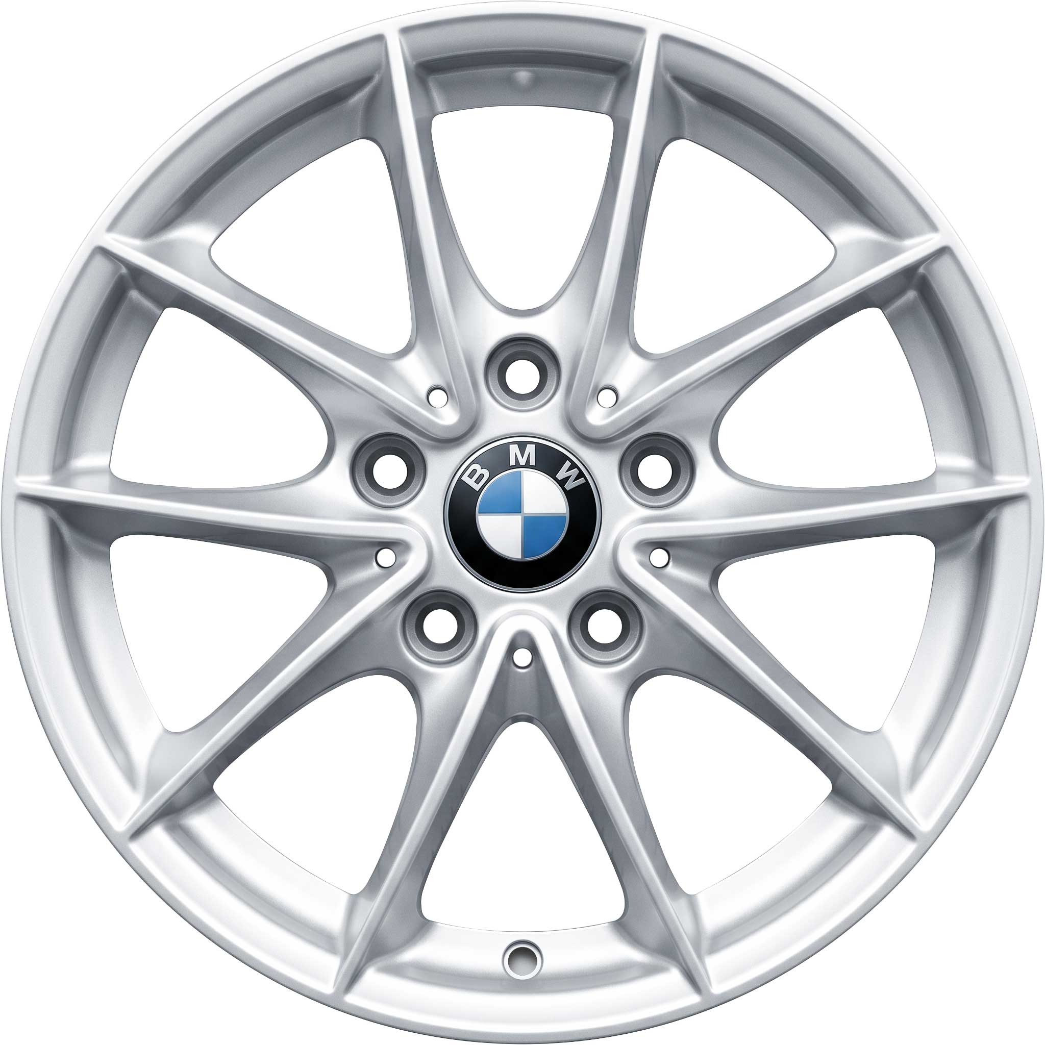 BMW 360 Silver Alloy Wheel Product Image #1
