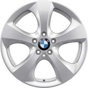 17" BMW 306 D&eacute;cor Silver Left alloy wheel