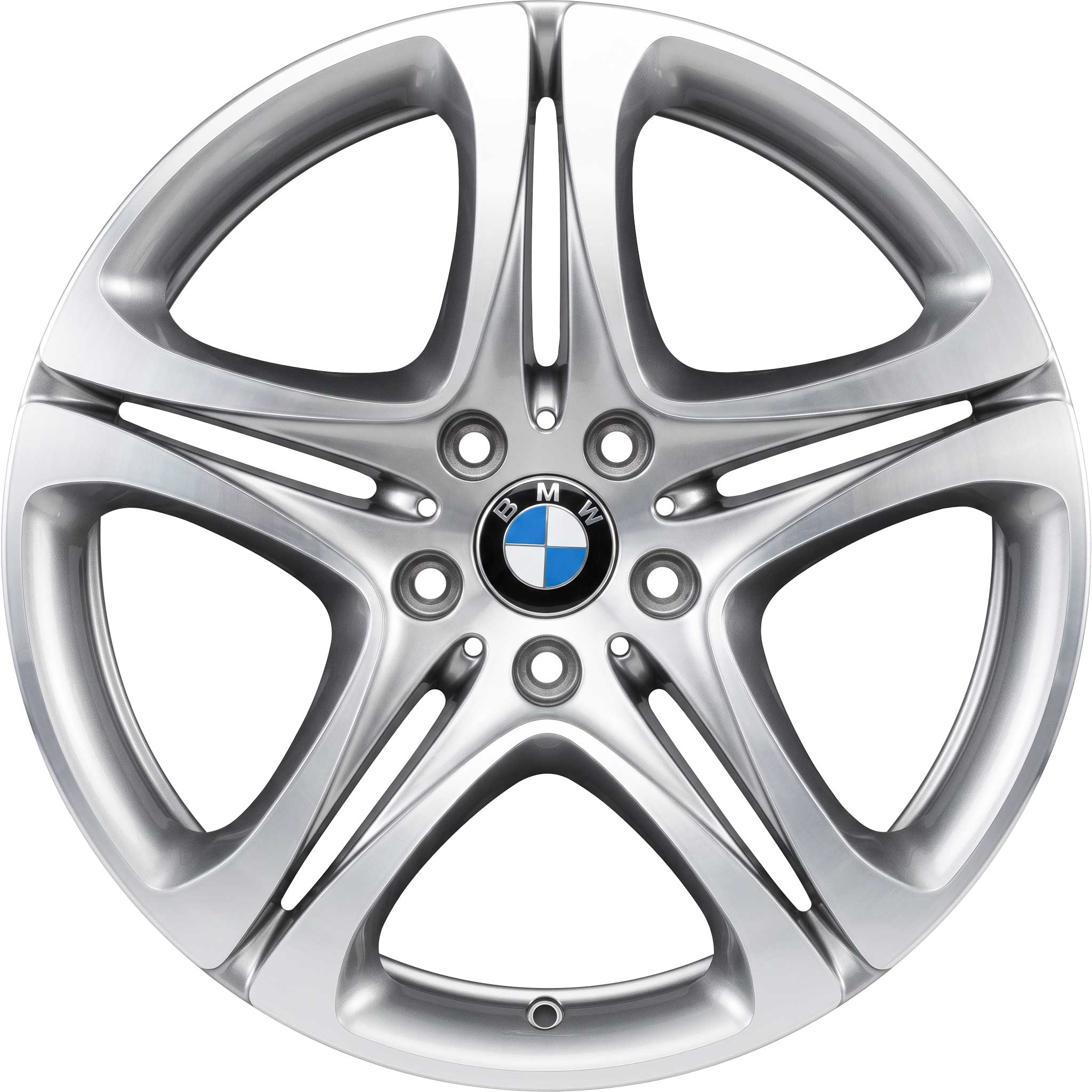 BMW 367 Silver with Bright Turned Alloy Wheel Product Image #1