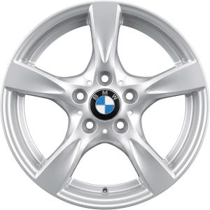 BMW 371 Silver Alloy Wheel for BMW 1 Series E81 E87 - Sizes 17in