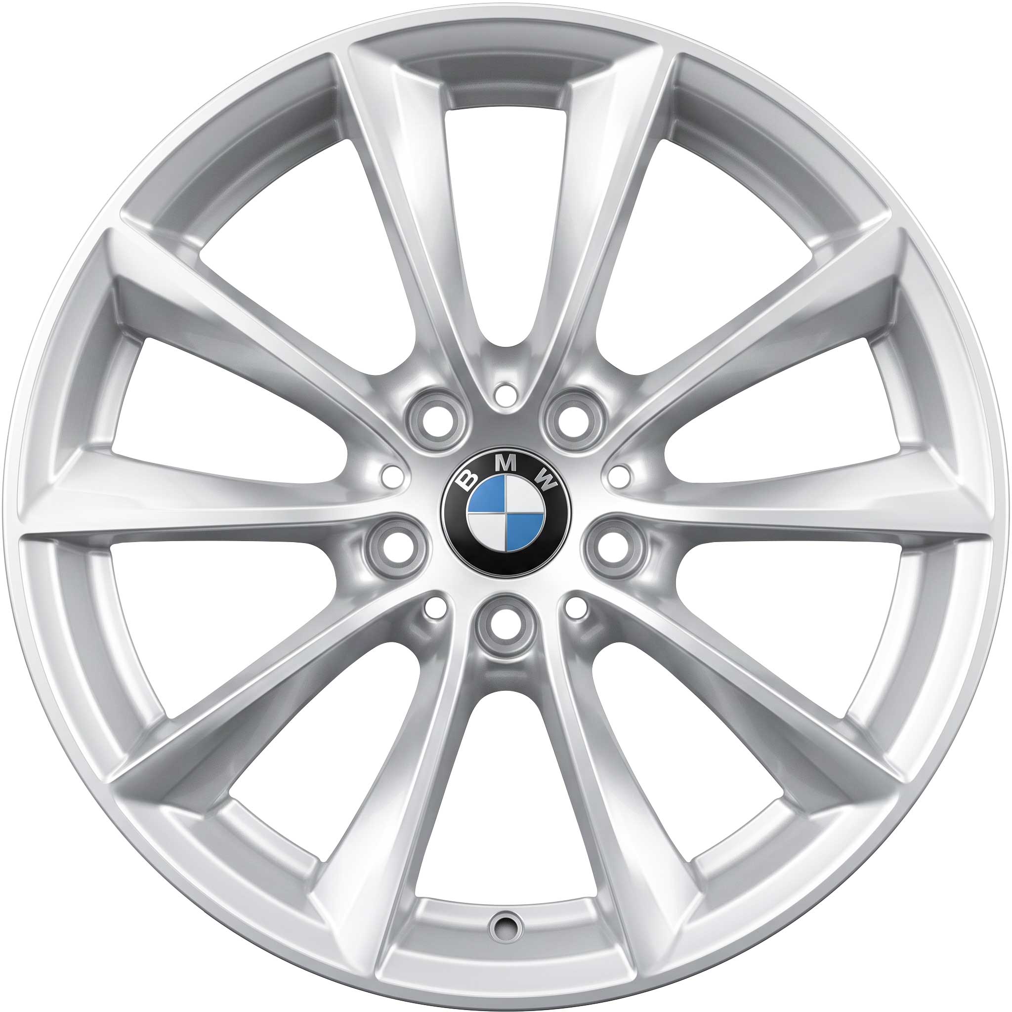 BMW 411 Silver Alloy Wheel Product Image #1