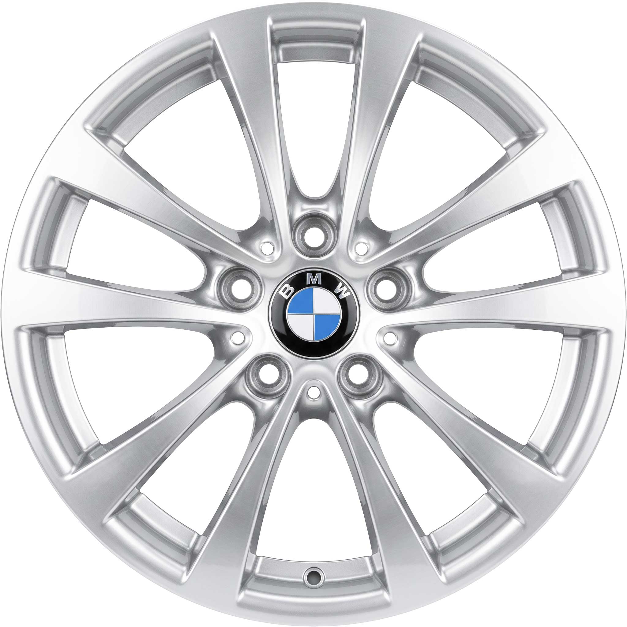 BMW 395 Silver Alloy Wheel Product Image #1