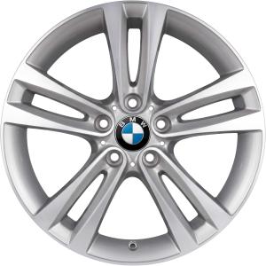 BMW 397 Ferric Grey with Bright Turned Alloy Wheel for BMW 3 Series F34 - Sizes 18in