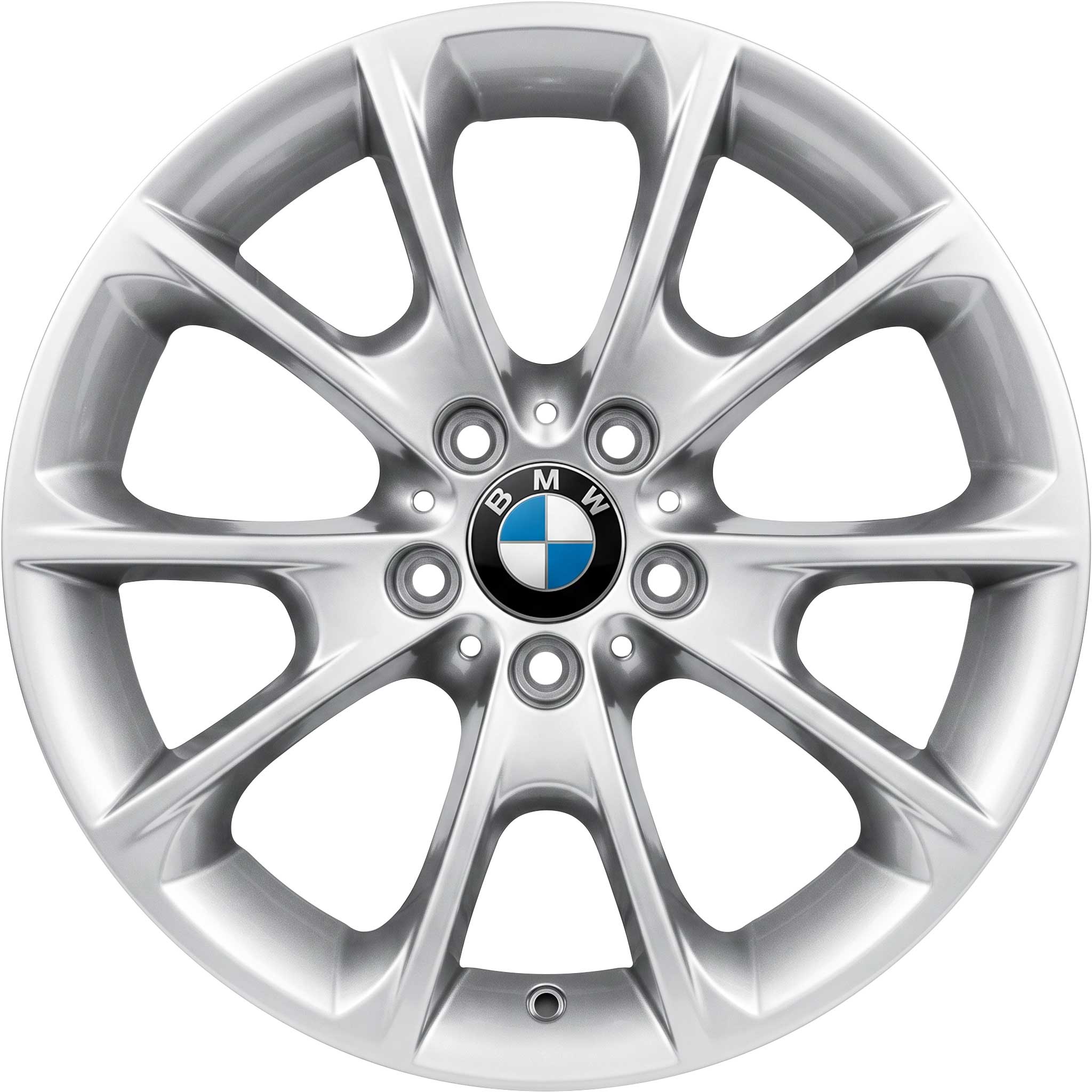 BMW 398 Silver Alloy Wheel Product Image #1