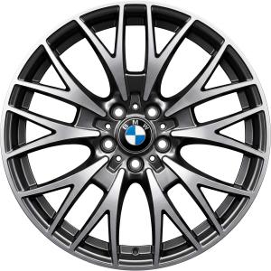 20" BMW 404 Jet Black with Bright Turned alloy wheel