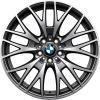 BMW 404 Jet Black with Bright Turned Wheel Img 1