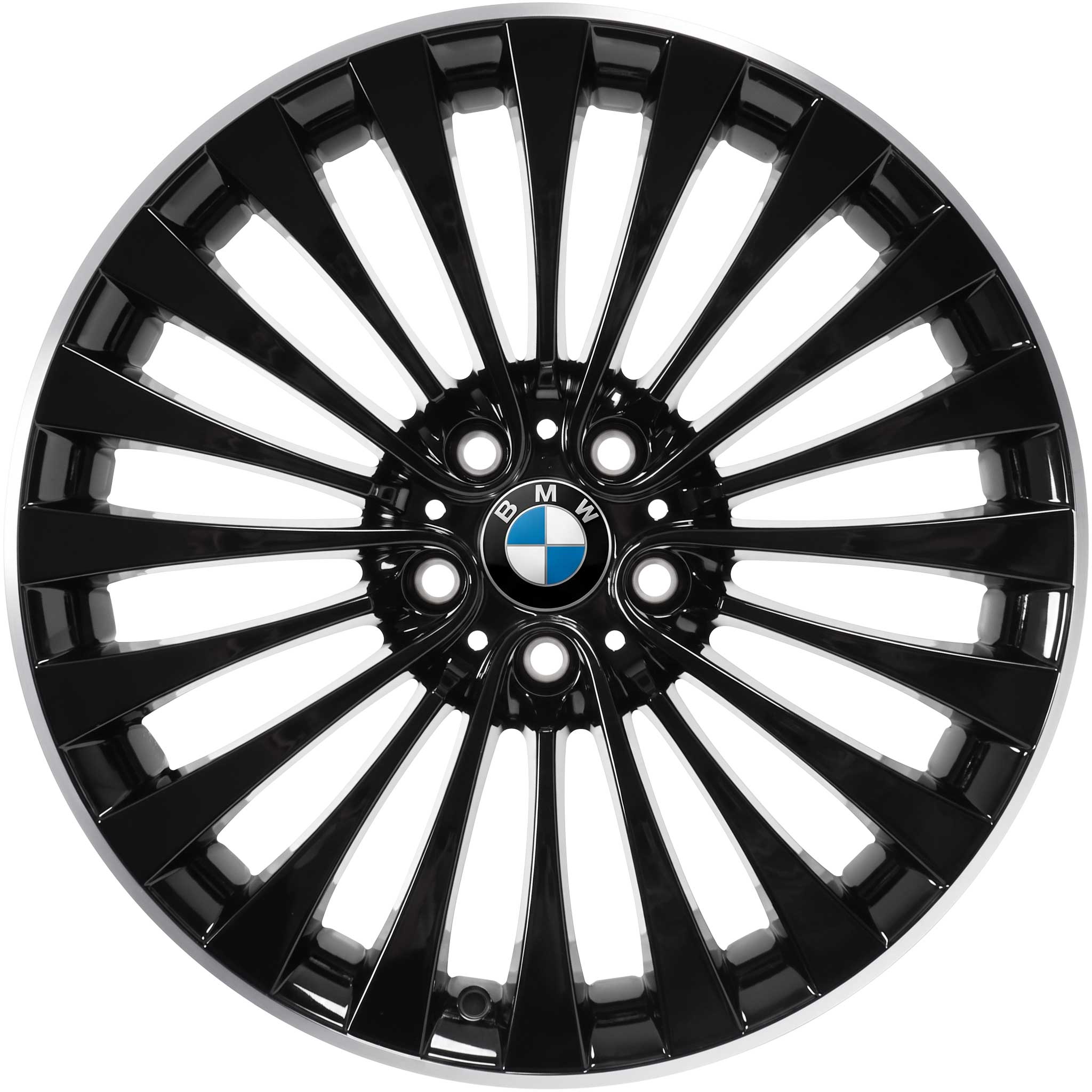 BMW 410 Black with Bright Turned Alloy Wheel Product Image #1