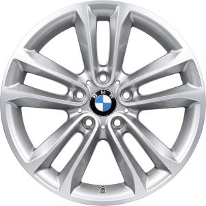 BMW 421 Silver with Bright Turned Alloy Wheel for BMW X1 E84 - Sizes 18in
