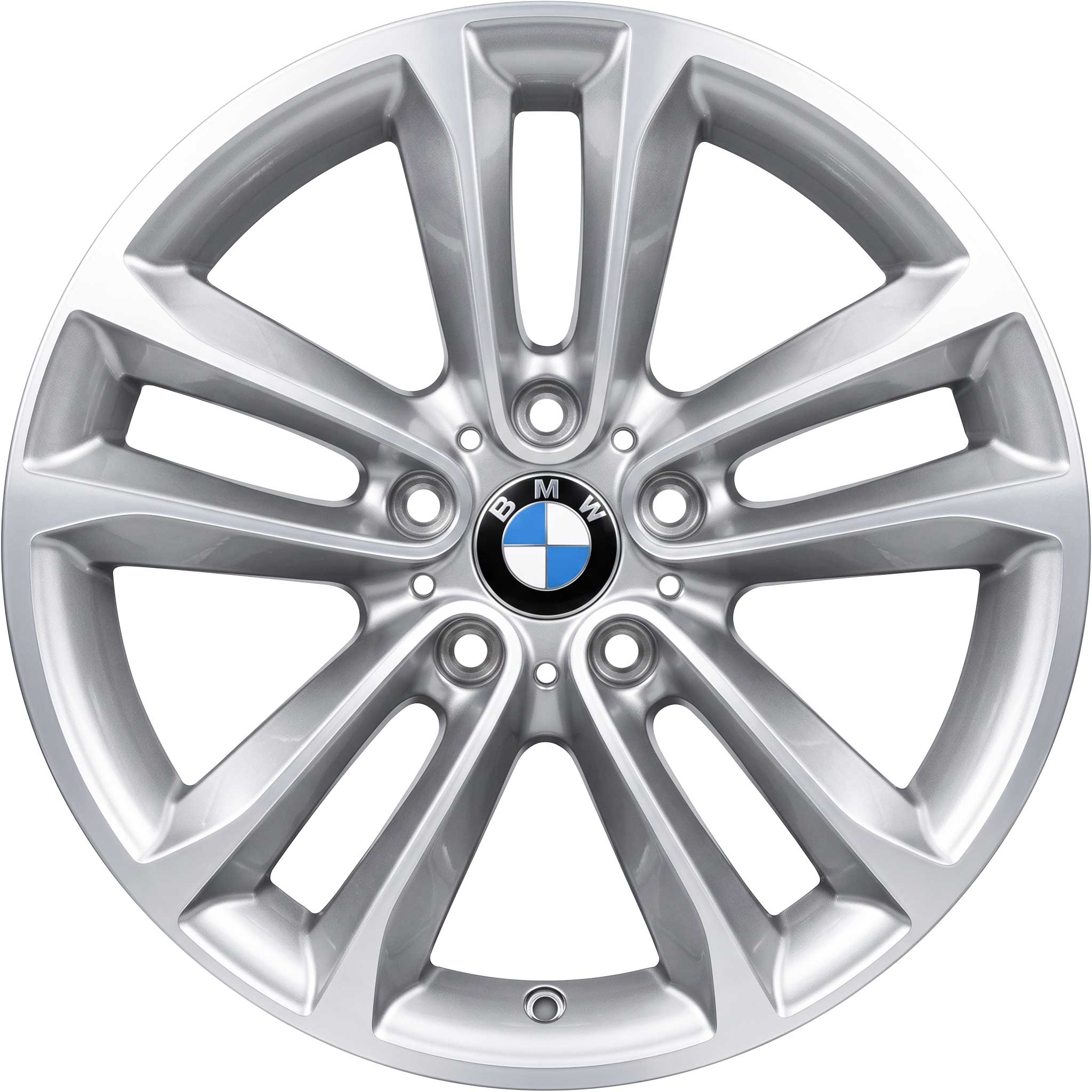BMW 421 Silver with Bright Turned Alloy Wheel Product Image #1