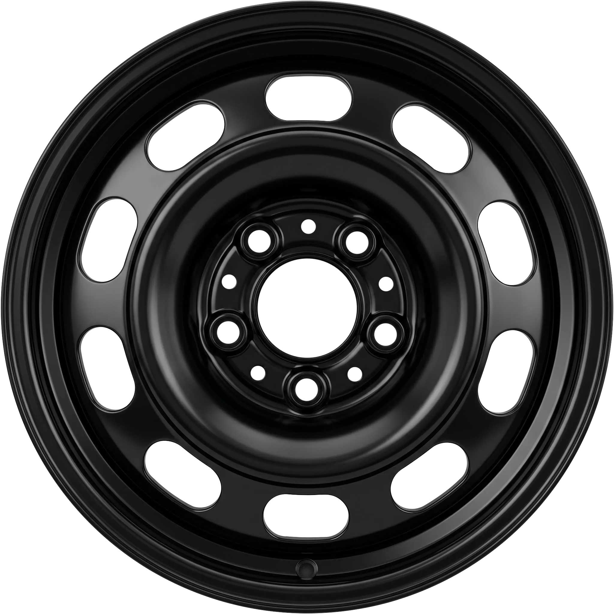BMW 12 Steel Black Alloy Wheel Product Image #1