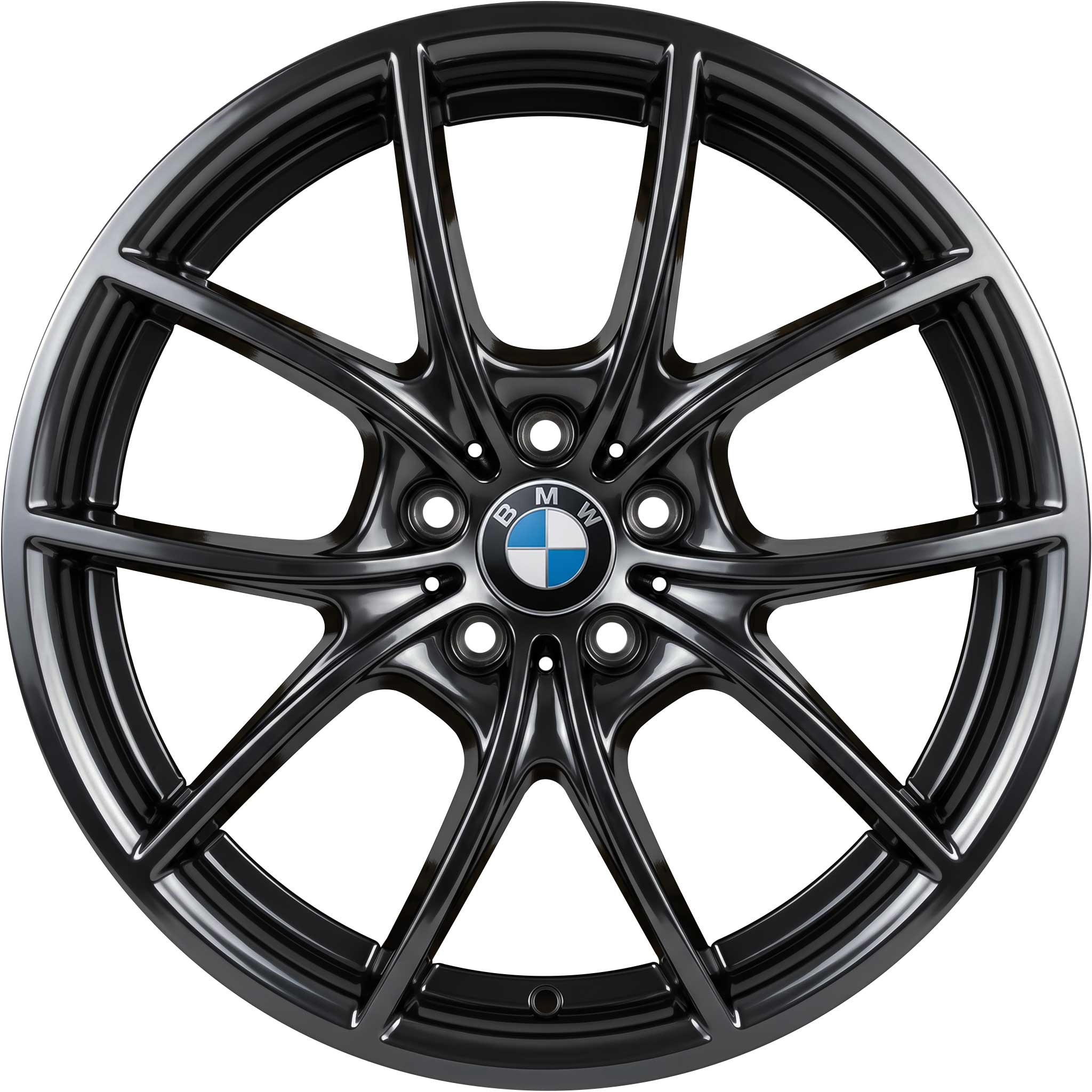 BMW 356 Liquid Black Alloy Wheel Product Image #1