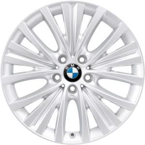 BMW 448 Reflex Silver with Bright Turned Alloy Wheel for BMW X5 E70 - Sizes 19in