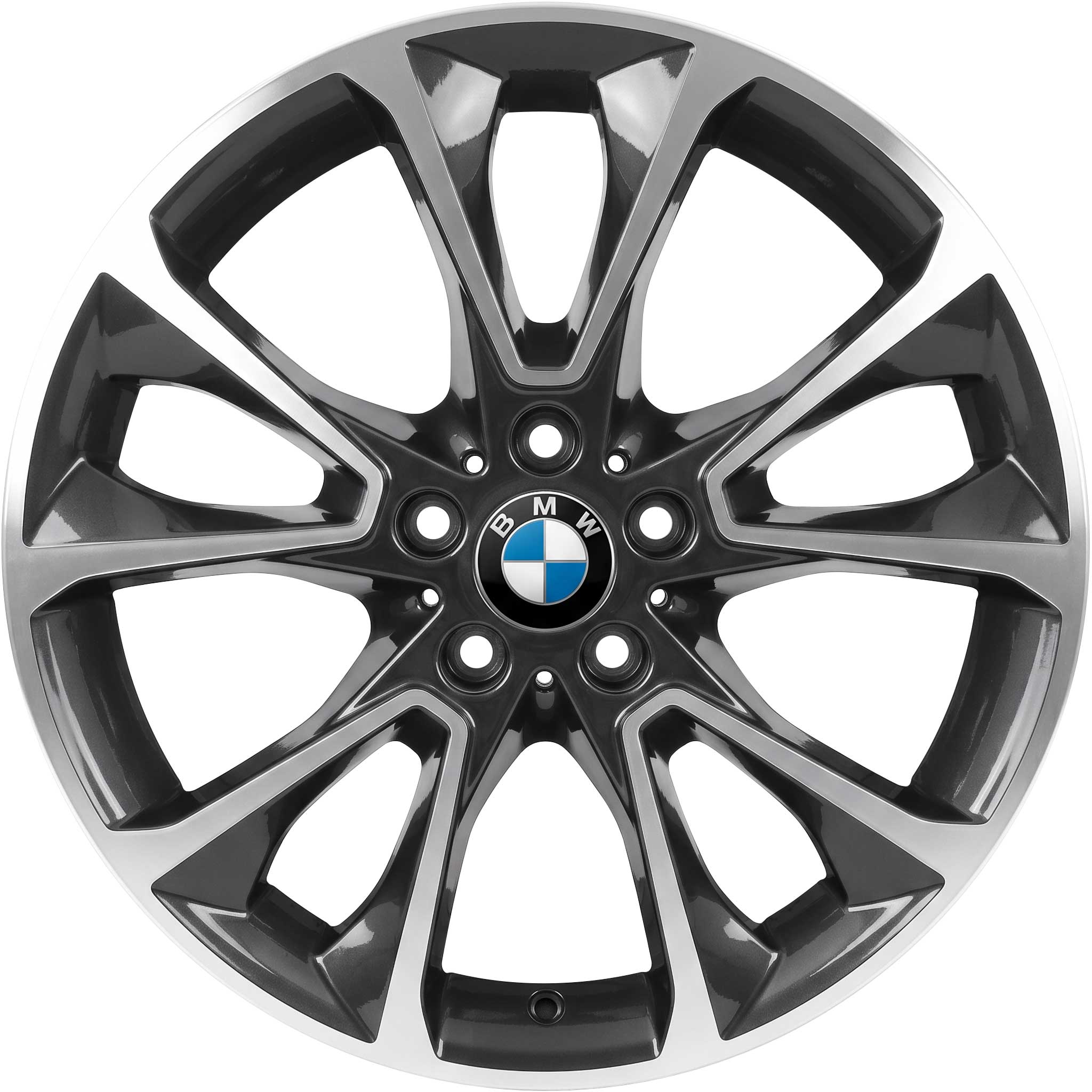BMW 449 Orbit Grey with Bright Turned Alloy Wheel Product Image #1