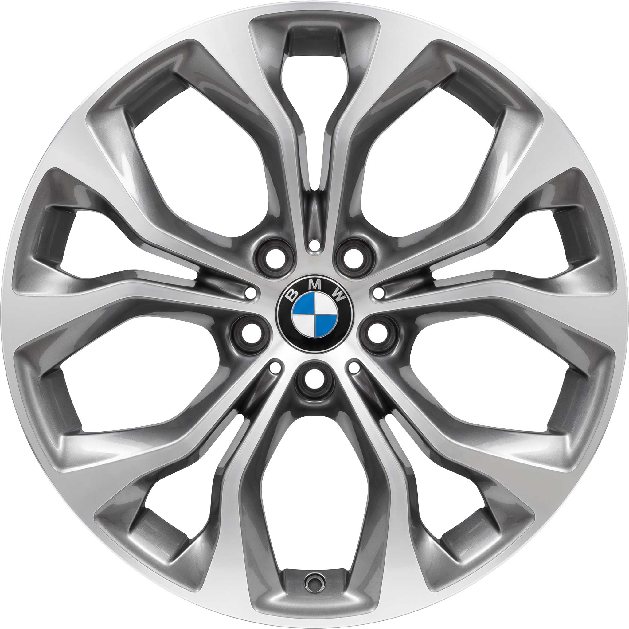 BMW 451 Ferric Grey with Bright Turned Alloy Wheel Product Image #1