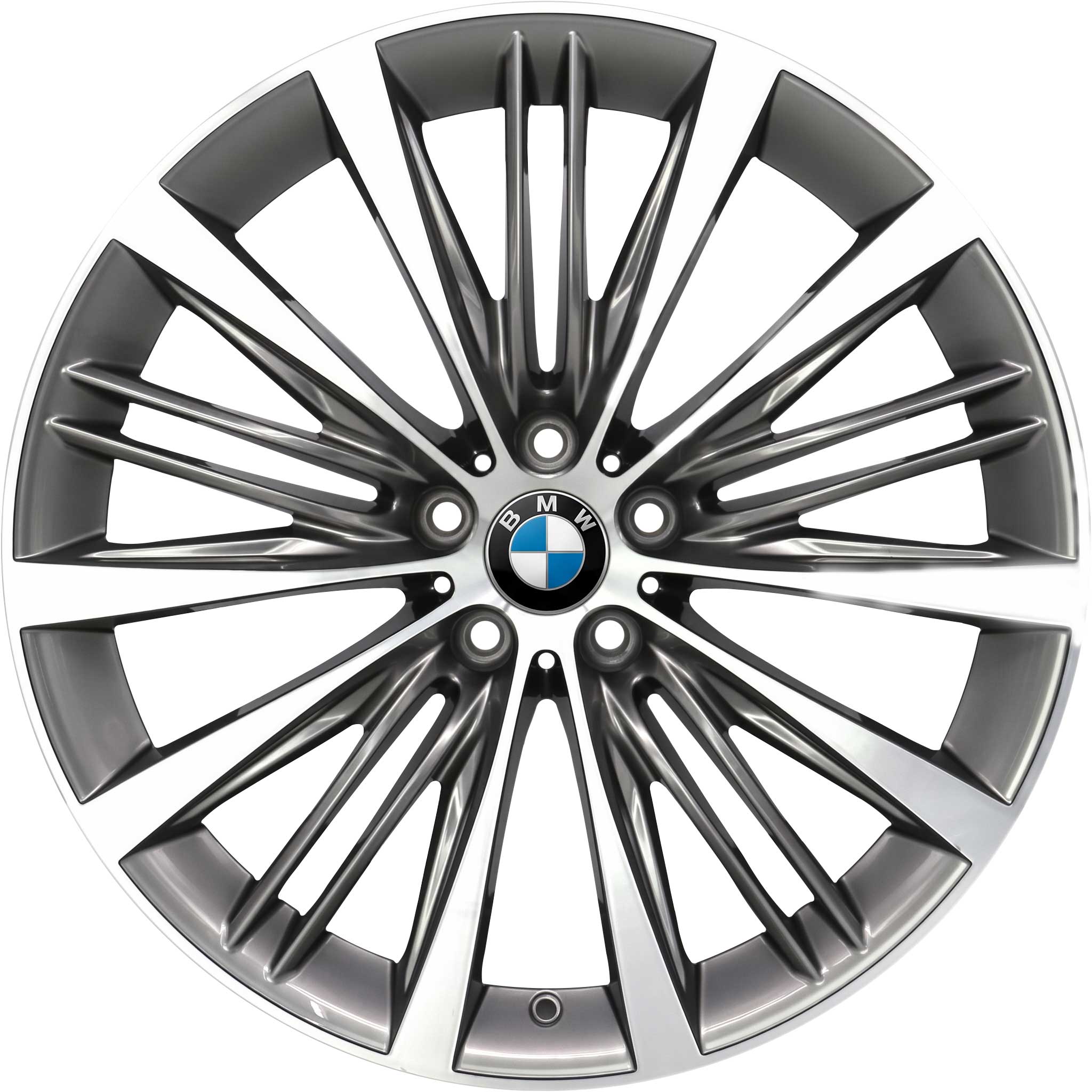 BMW 463 Ferric Grey with Bright Turned Alloy Wheel Product Image #1