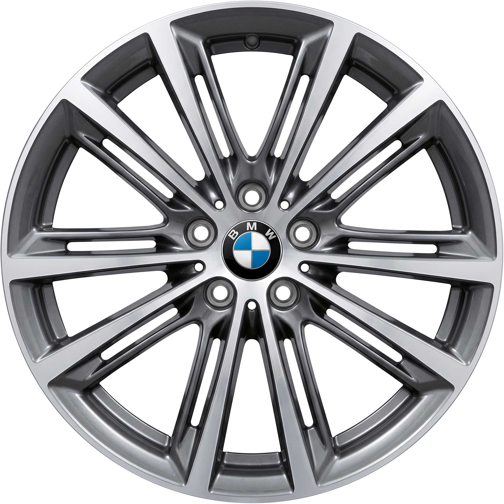 BMW 464M Ferric Grey with Bright Turned Alloy Wheel Product Image #1