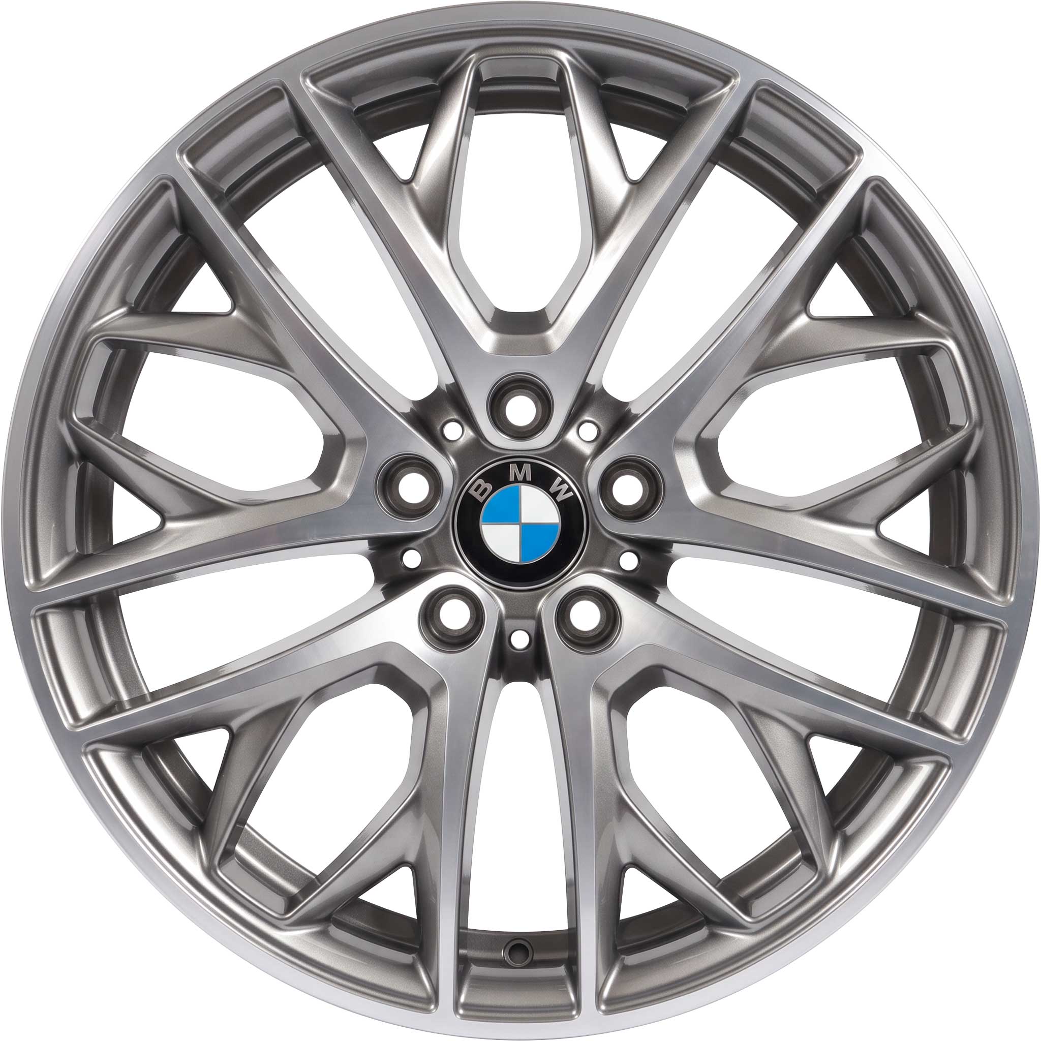 BMW 465 Ferric Grey with Bright Turned Alloy Wheel Product Image #1