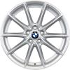 BMW 471 (Borbet) Reflex Silver Wheel Img 1