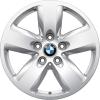 BMW 517 Bright Silver Wheel Img 1