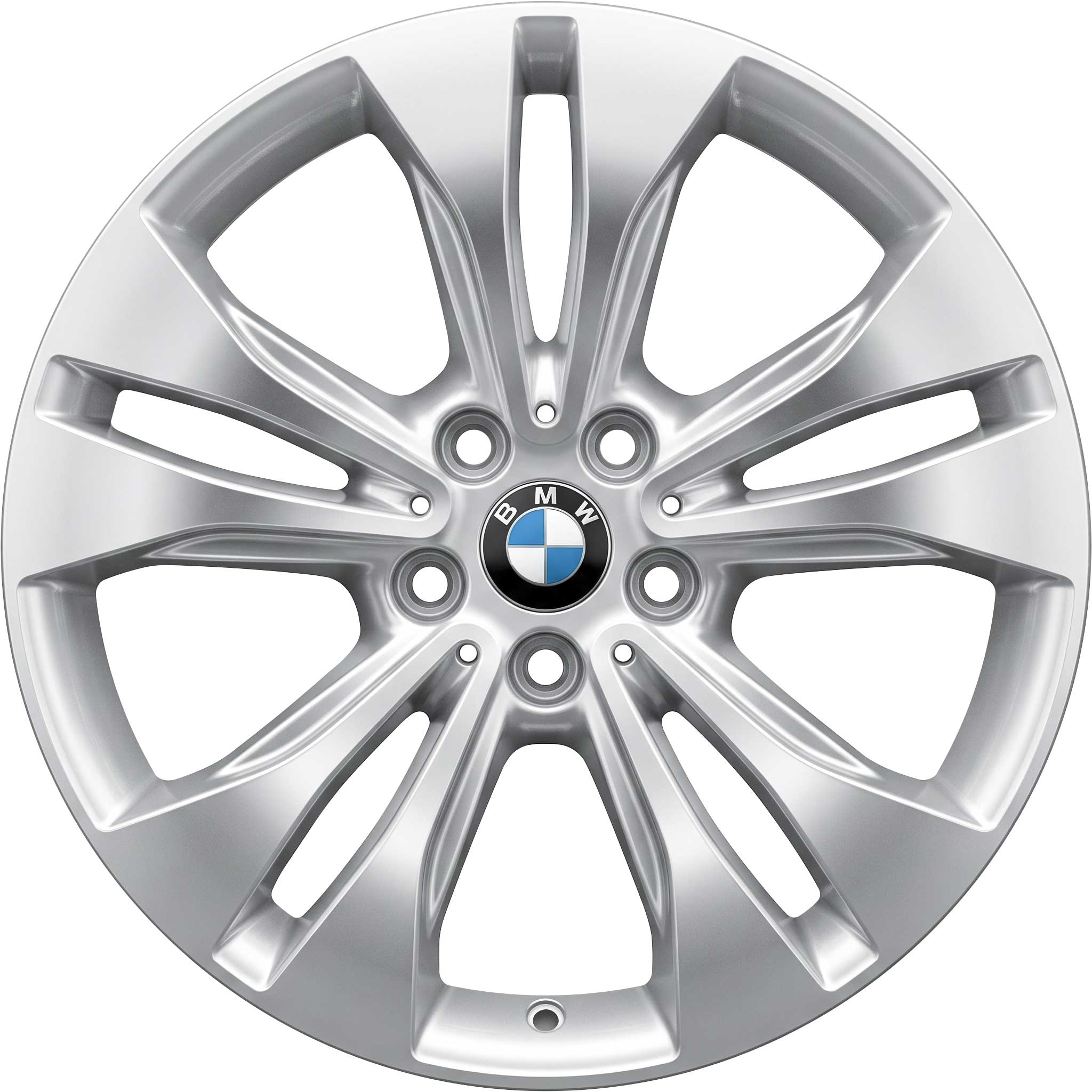 BMW 567 Reflex Silver with Bright Turned Alloy Wheel Product Image #1