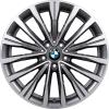 BMW 547 Ferric Grey with Bright Turned Wheel Img 1