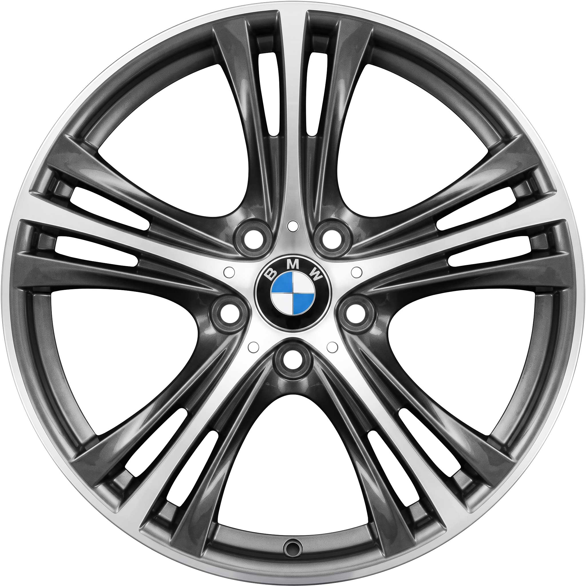 BMW 407 Ferric Grey with Bright Turned Alloy Wheel Product Image #1