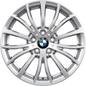 BMW 454 Reflex Silver with Bright Turned Alloy Wheel for BMW 6 Series F12 - Sizes 18in