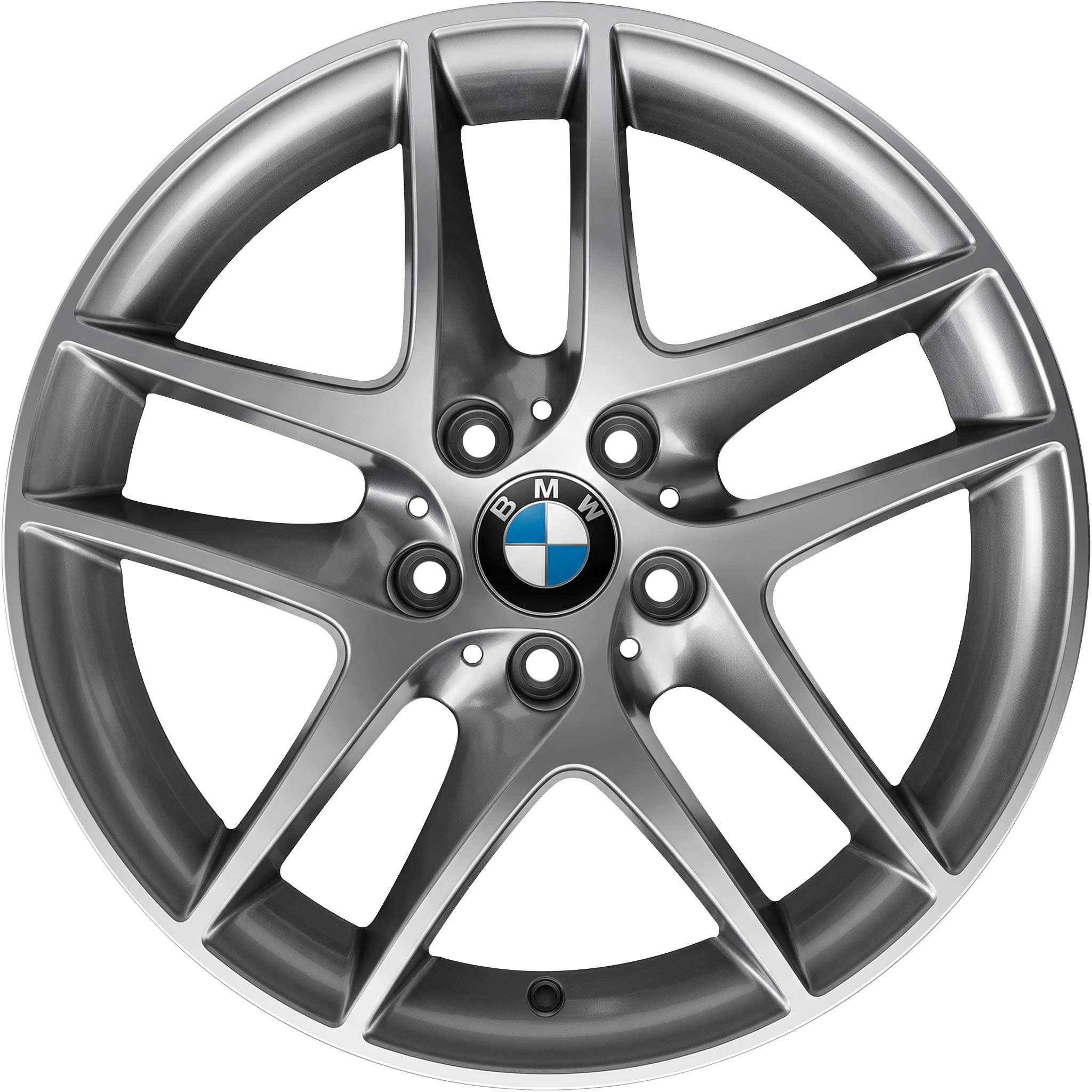 BMW 496 Ferric Grey with Bright Turned Alloy Wheel Product Image #1