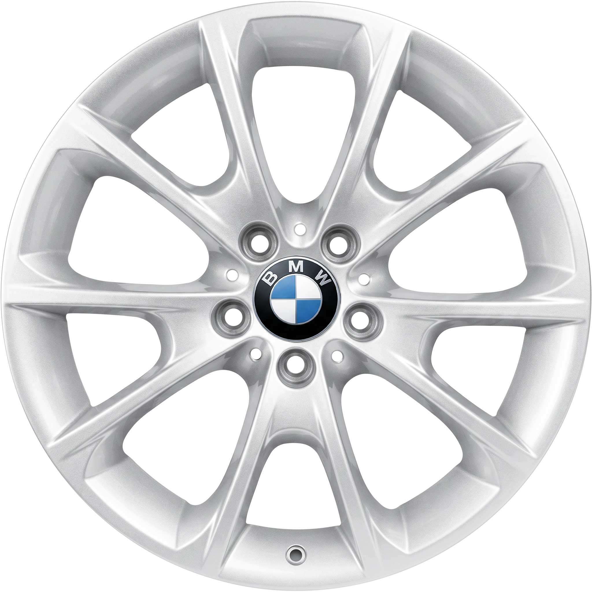 BMW 398 Silver Alloy Wheel Product Image #1