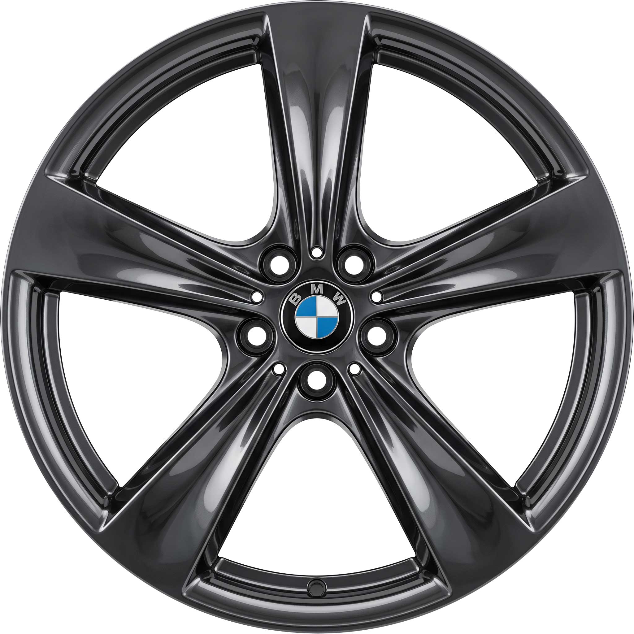 BMW 128 Liquid Black Alloy Wheel Product Image #1